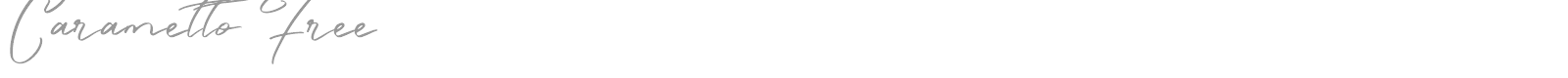 Caramello font preview